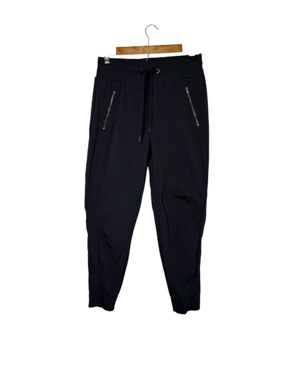 Athleta Solid Black Trekkie North Jogger Pants Pull On Activewear Classic